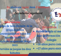¡El equipo de fútbol de ex alumnos alumnos del Lycée Jean D'Alembert busca nuevos jugadores!