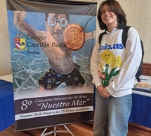 Claire Liabeuf, 5ème C, a participé au concours « Nuestro Mar » organisé par lycée Capellán Pascal