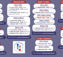 Los Talleres de Deportes 2026