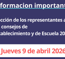 Conseil d’établissement et Conseil d’école 2026