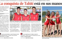 DIEGO ARANDA, DIEGO JILIBERTO Y ESTEBAN ARANDA A LA CONQUISTA DE TAHITÍ - Mundial  escolar de Voleibol playa