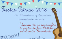 L'Élémentaire et la Secondaire sur le devant de la scène pour les Fiestas Patrias 2018