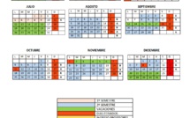 Calendrier scolaire 2021