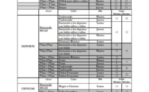 Talleres extra-programáticos 1er trimestre 2019 - INFORMACIÓN IMPORTANTE 20.02.2019