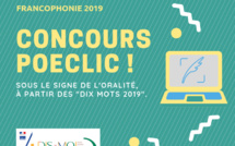  Concours POECLIC 2019  autour de "Dis-moi dix mots" - SFLJDA2019