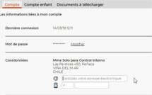 PRN: Completar la ficha de contacto Apoderados / Renseigner la fiche contact Parents