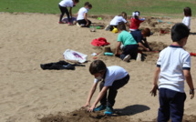 Sculptures de sable en CP