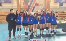 Équipe féminine de volley-ball, championne de la catégorie U-14