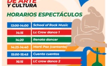 Feria de la cultura y las artes: Horario espectáculos y talleres (+ talleres en 2do video)
