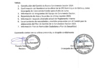 Comité de buena convivencia escolar y CESCE