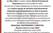 Inscripciones año escolar 2026 