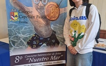 Claire Liabeuf, 5ème C, a participé au concours « Nuestro Mar » organisé par lycée Capellán Pascal