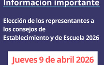 Conseil d’établissement et Conseil d’école 2026