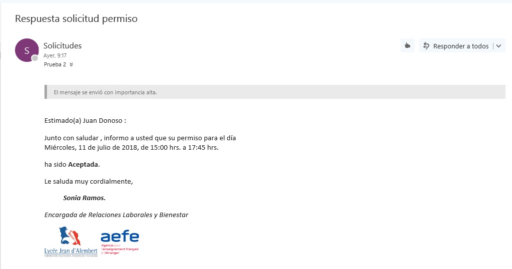 respuesta respuesta